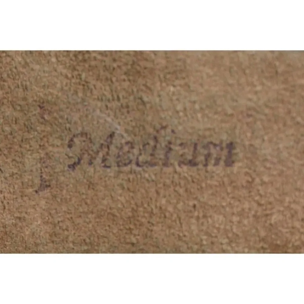 INDIA SADDLE BROWN GENUINE LEATHER 1 1/2